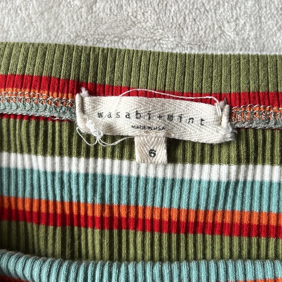 Wasabi + Mint strapless bodysuit. Size Small - Picture 2 of 5